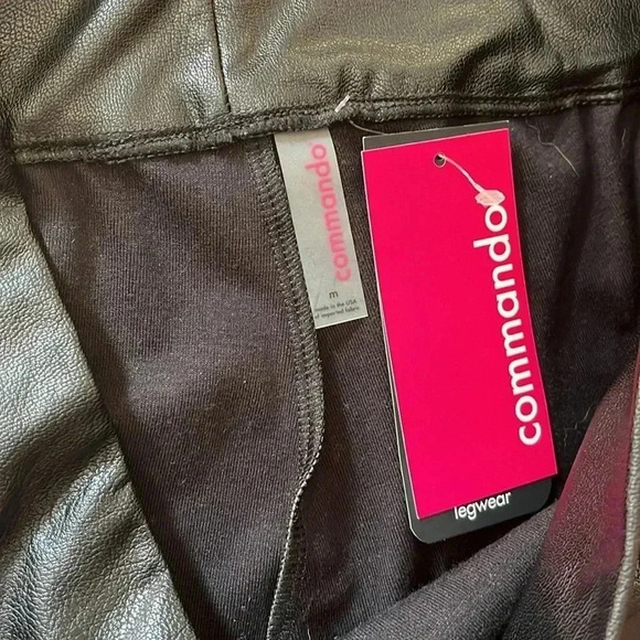 NWT Commando Faux Leather Jogger - Picture 6 of 7